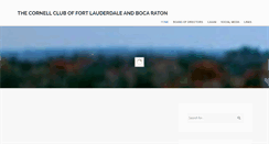 Desktop Screenshot of cornellfllboca.com