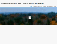 Tablet Screenshot of cornellfllboca.com